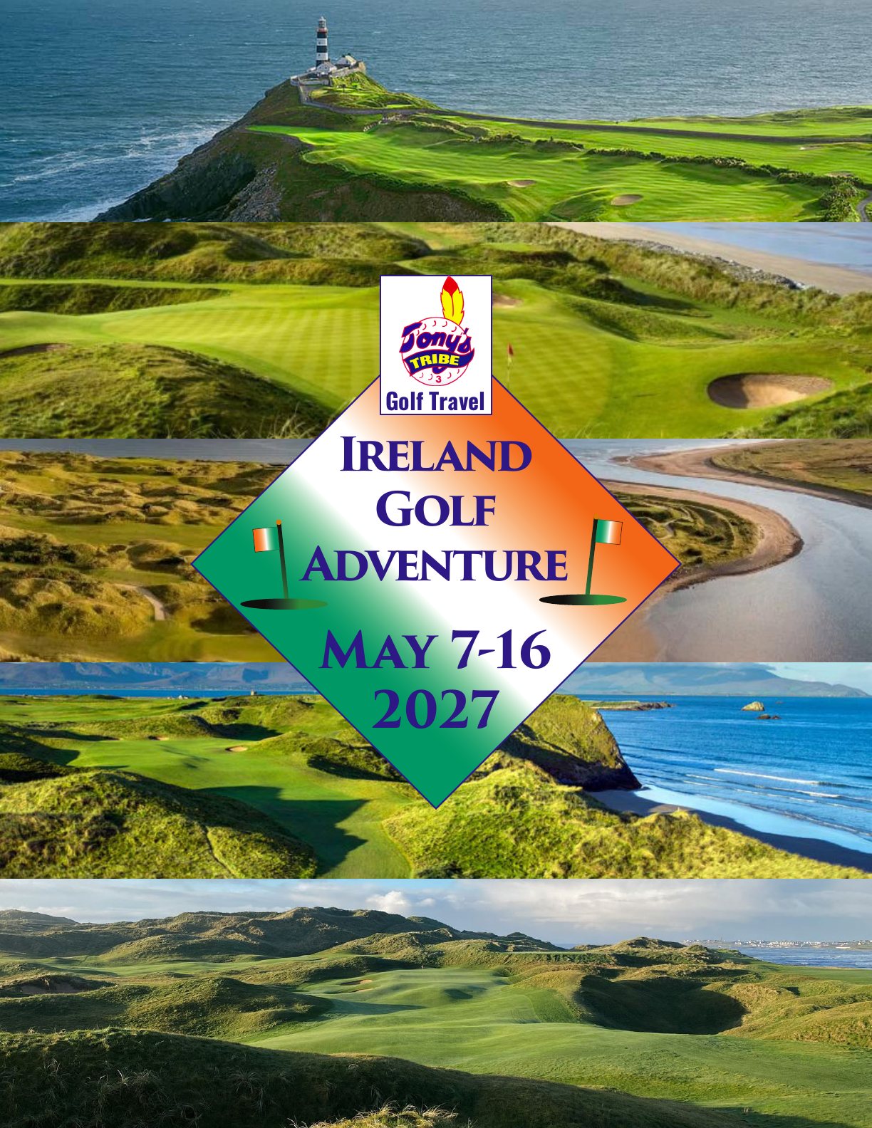 Ireland 2027 Golf Adventure itinerary cover
